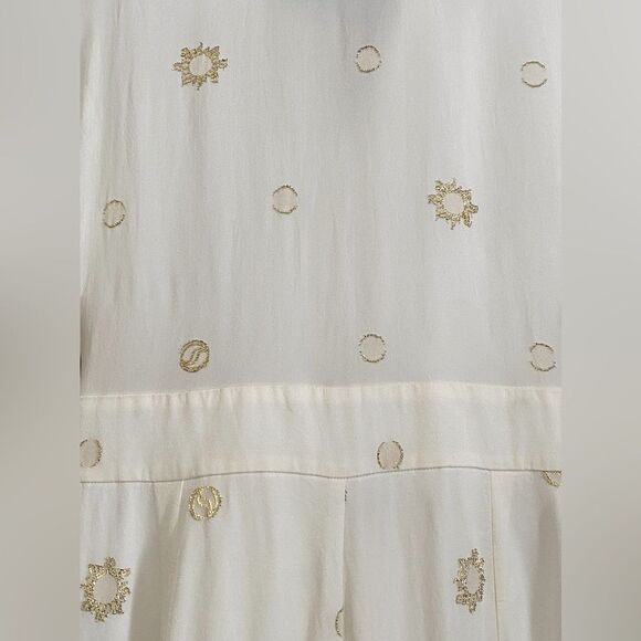 Stella McCartney Metallic Tie-Front Jumpsuit size 38/us size 4 - Picture 9 of 13